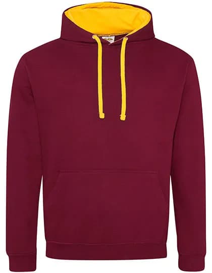 Varsity Hoodie - Burgundy/Gold
