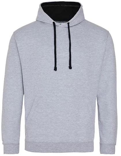 Varsity Hoodie - Heather Grey/French Navy