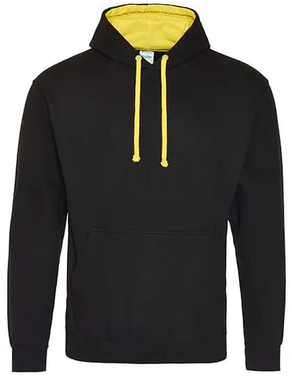 Varsity Hoodie - Jet Black/Sun Yellow