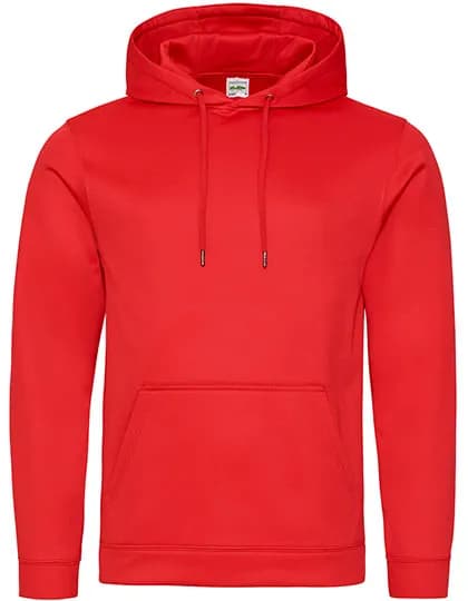 Sports Polyester Hoodie - Fire Red