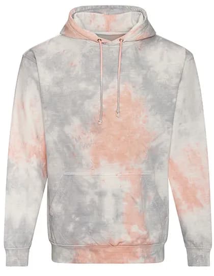Tie-Dye Hoodie - Grey Pink Marble