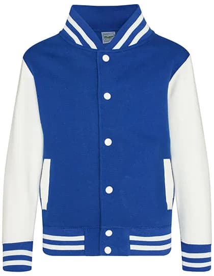 Kids´ Varsity Jacket - Royal Blue/White