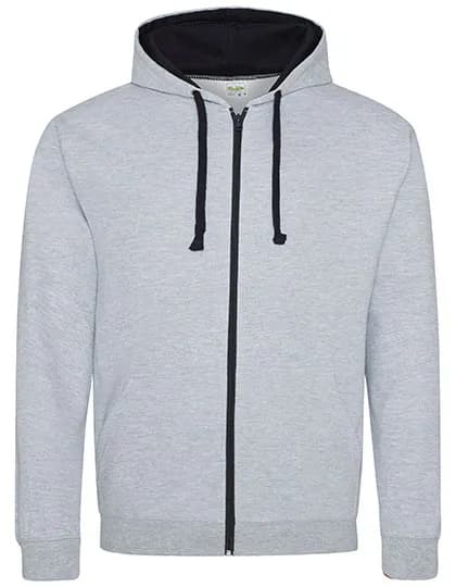 Varsity Zoodie - Heather Grey/French Navy