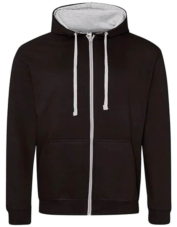 Varsity Zoodie - Jet Black/Heather Grey