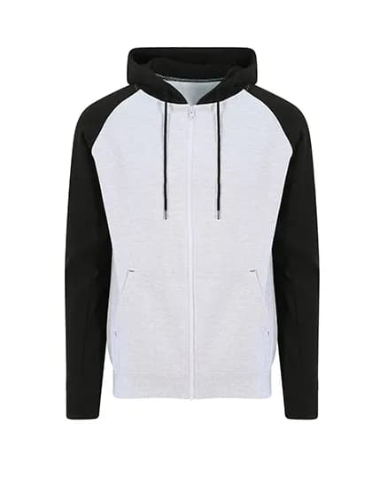 Baseball Zoodie - Heather Grey/Jet Black