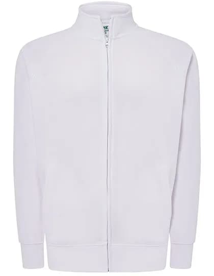 Full Zip Sweatshirt - White