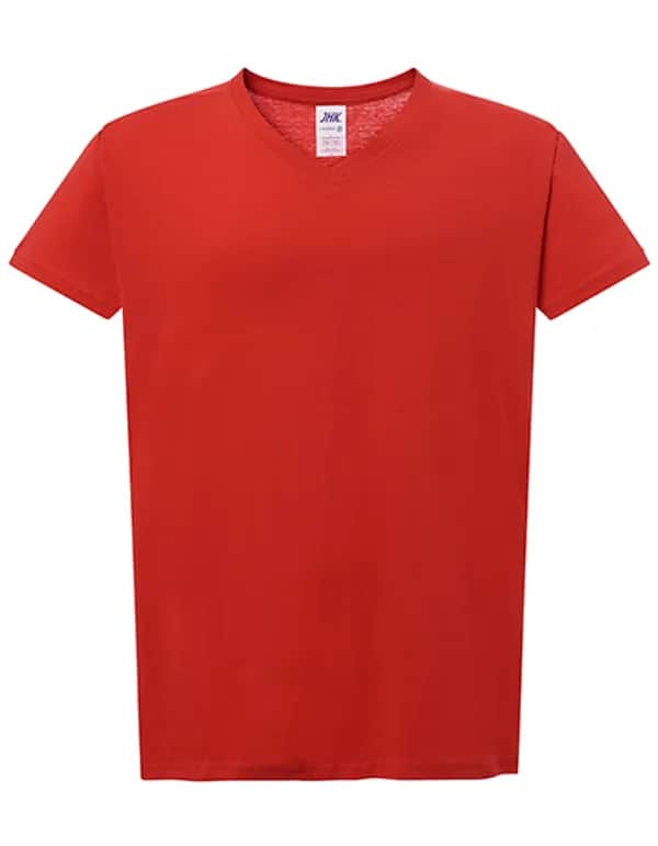 Ladies´ Curves T-Shirt V-Neck - Red