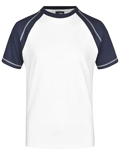 Men´s Raglan-T - White/Navy