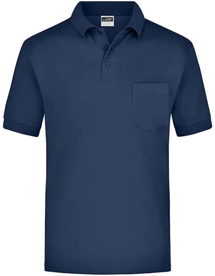Polo-Piqué Pocket - Navy
