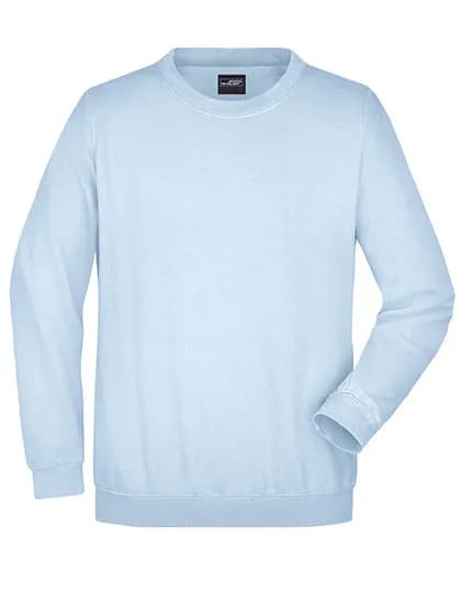 Round Sweat Heavy - Light Blue