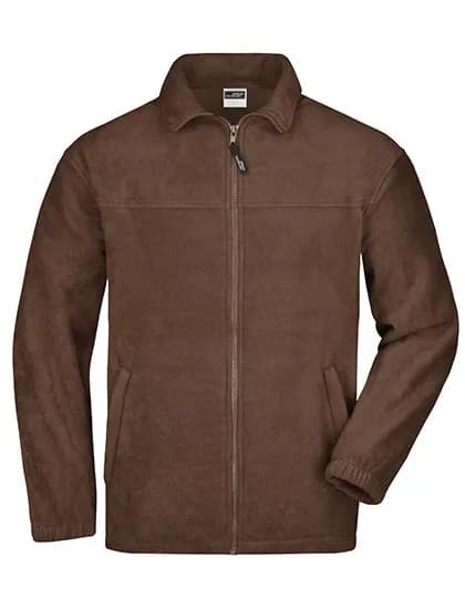 Full-Zip Fleece - Brown
