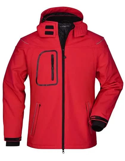 Men´s Winter Softshell Jacket - Red
