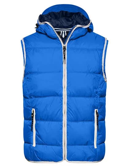 Men´s Maritime Vest - Nautic Blue/White