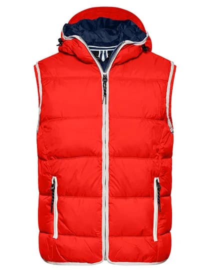 Men´s Maritime Vest - Red/White