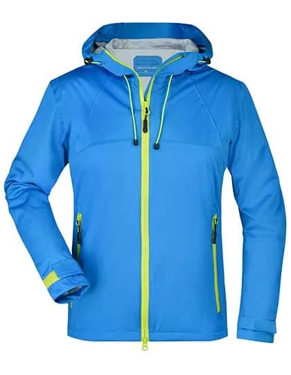 Ladies´ Outdoor Jacket - Aqua/Acid Yellow