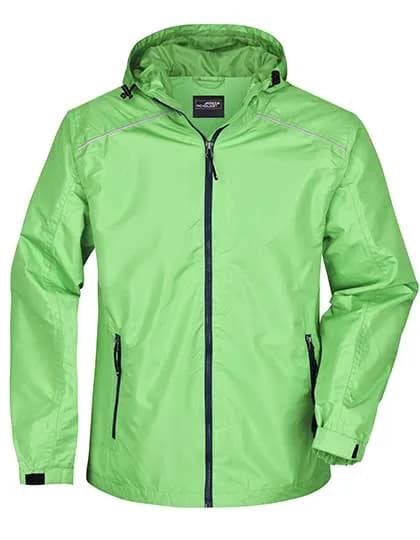 Men´s Rain Jacket - Spring Green/Navy