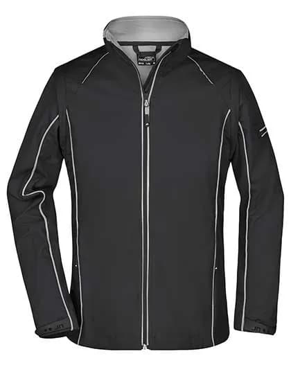 Ladies´ Zip-Off Softshell Jacket - Black/Silver (Solid)