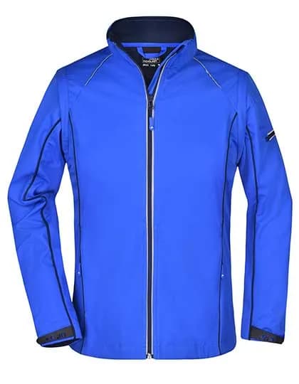 Ladies´ Zip-Off Softshell Jacket - Nautic Blue/Navy