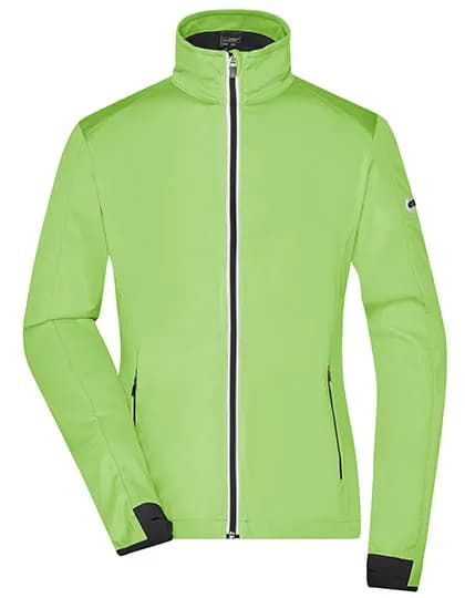 Ladies´ Sports Softshell Jacket - Bright Green/Black