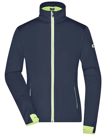 Ladies´ Sports Softshell Jacket - Navy/Bright Yellow