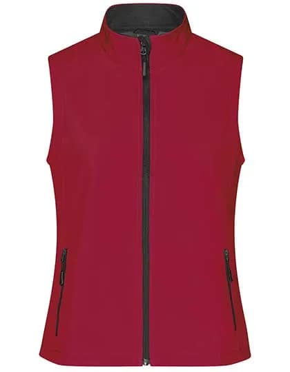 Ladies´ Promo Softshell Vest - Red/Black