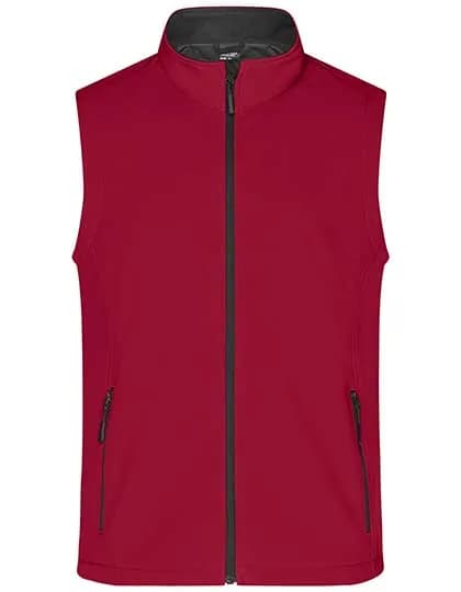 Men´s Promo Softshell Vest - Red/Black