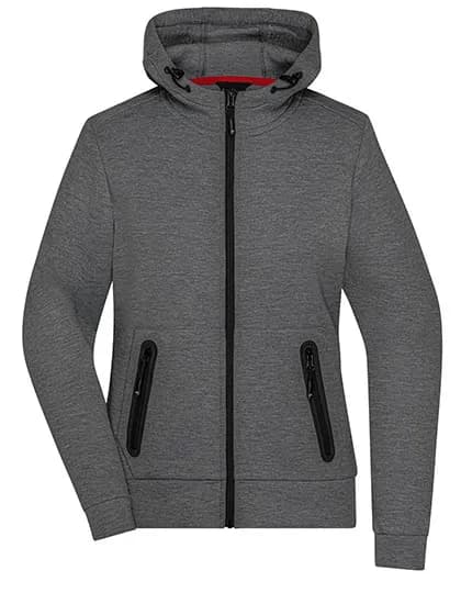 Ladies´ Hooded Jacket - Dark Melange