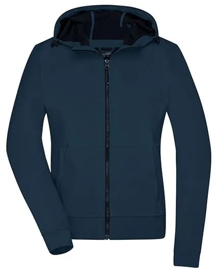 Ladies´ Hooded Softshell Jacket - Navy/Navy