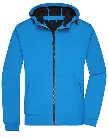 Men´s Hooded Softshell Jacket - Blue/Black