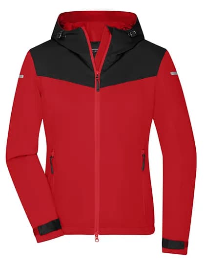 Ladies´ Allweather Jacket - Light Red/Black/Light Red