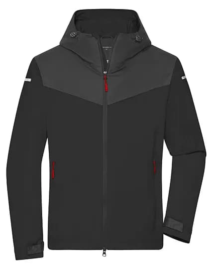 Men´s Allweather Jacket - Black/Carbon/Light Red