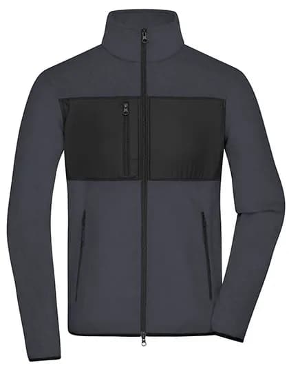 Men´s Fleece Jacket - Carbon/Black