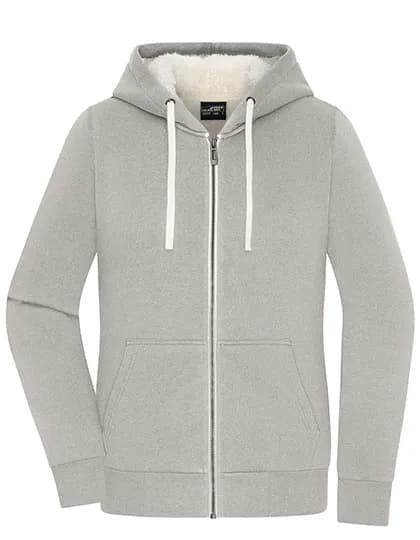 Ladies´ Doubleface Jacket - Light Melange/Nature