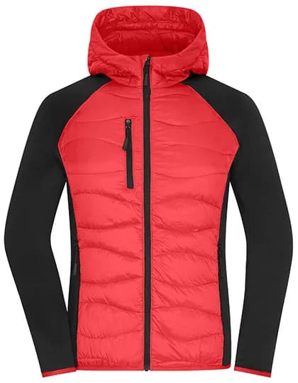 Ladies´ Hybrid Jacket - Red/Black