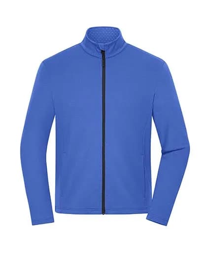 Men´s Sports Structured Fleece Jacket - Peacock Blue