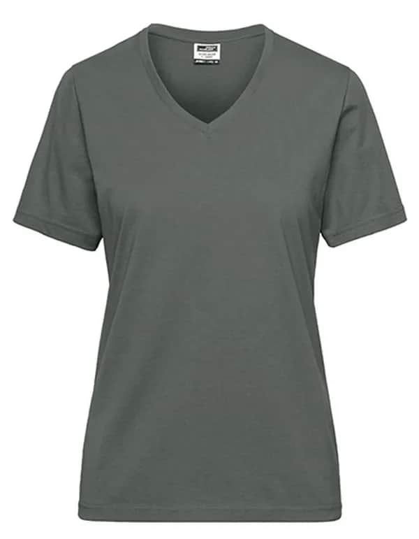 Ladies´ Bio Workwear T-Shirt - Dark Grey (Solid)