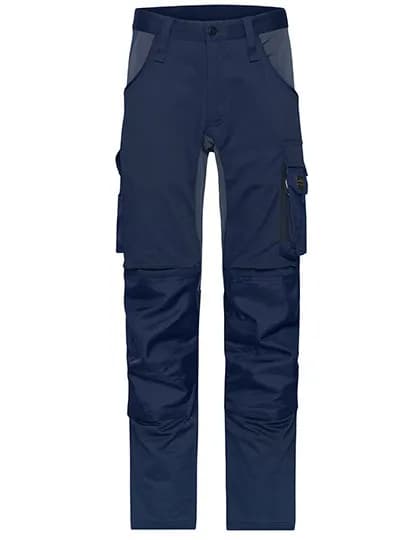 Workwear Stretch-Pants Slim Line - Navy/Carbon