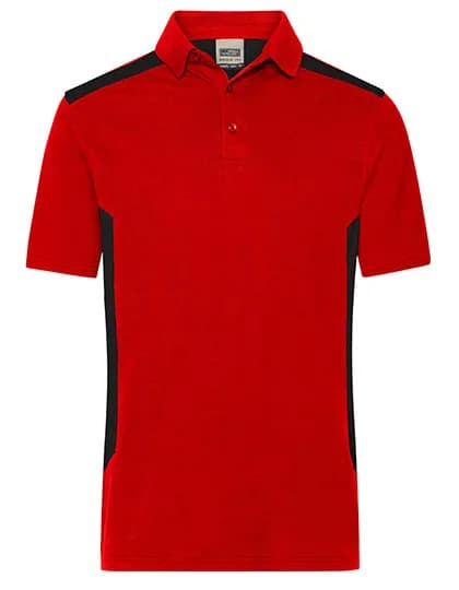 Men´s Workwear Polo -STRONG- - Red/Black