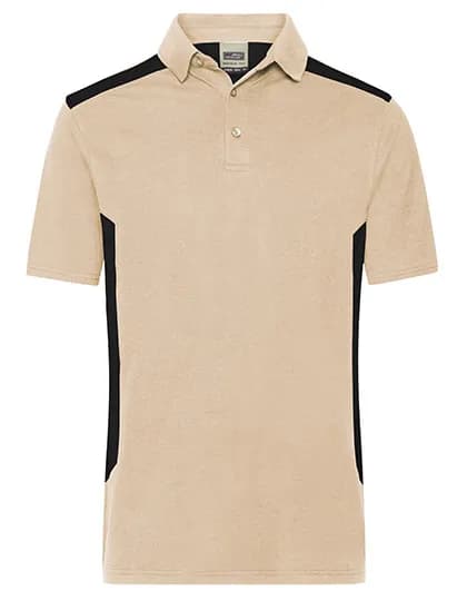 Men´s Workwear Polo -STRONG- - Stone/Black