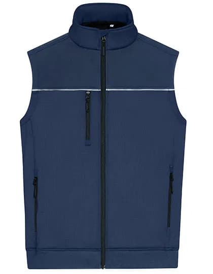 Hybrid Workwear Vest - Navy/Navy
