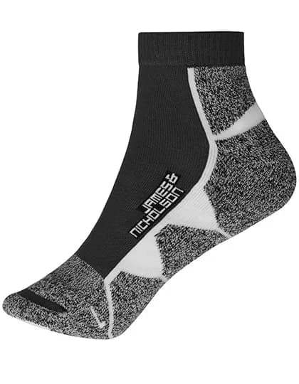 Sport Sneaker Socks - Black/White