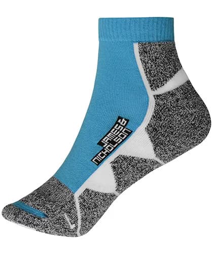 Sport Sneaker Socks - Bright Blue/White