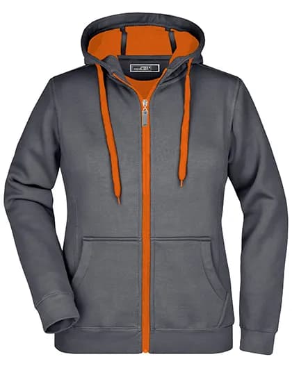 Ladies´ Doubleface Jacket - Carbon/Orange