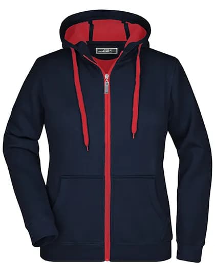 Ladies´ Doubleface Jacket - Navy/Red