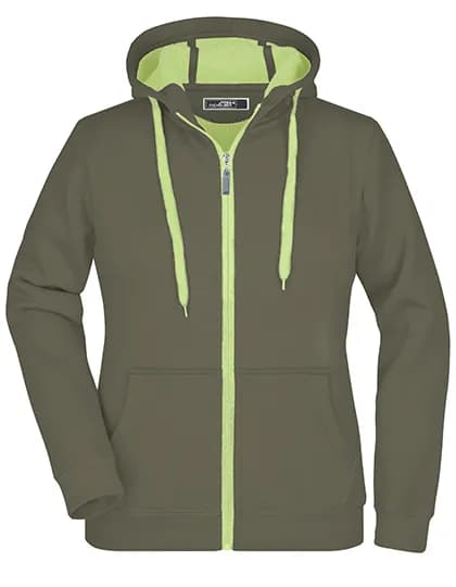 Ladies´ Doubleface Jacket - Olive/Lime (Light) Green