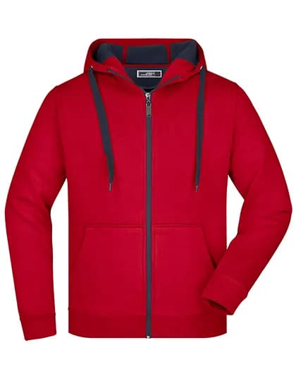 Men´s Doubleface Jacket - Red/Carbon