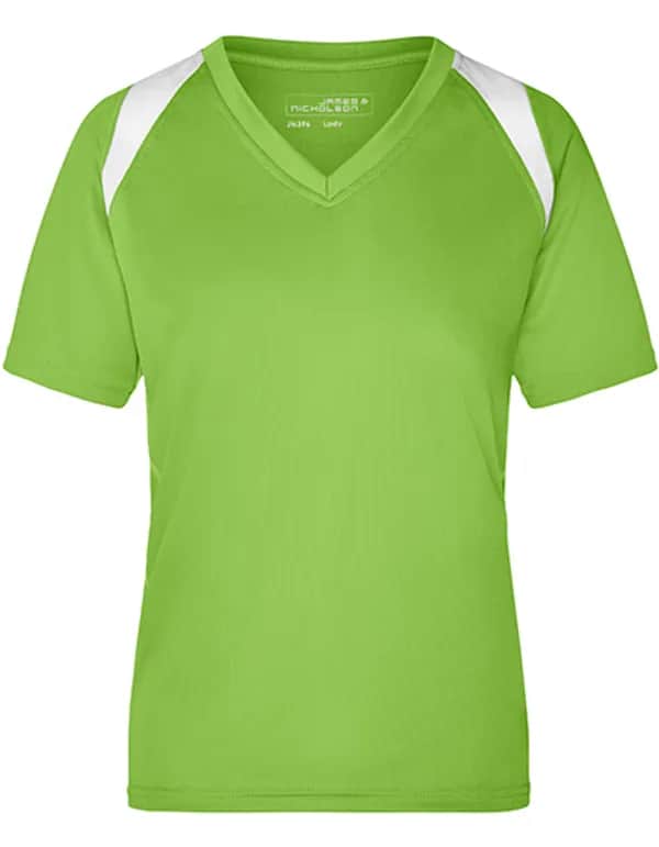 Ladies´ Running-T - Lime Green/White