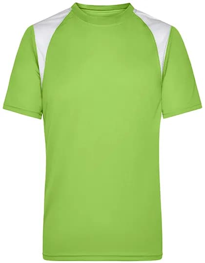 Men´s Running-T - Lime Green/White