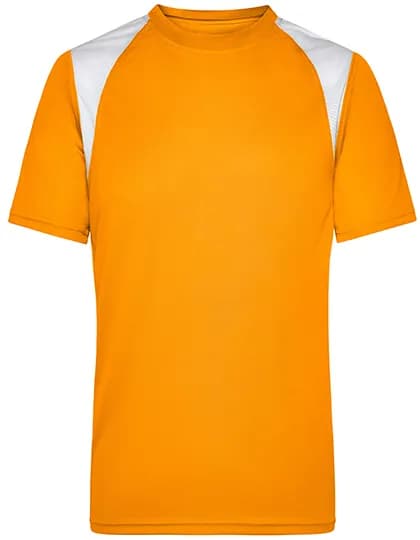 Men´s Running-T - Orange/White