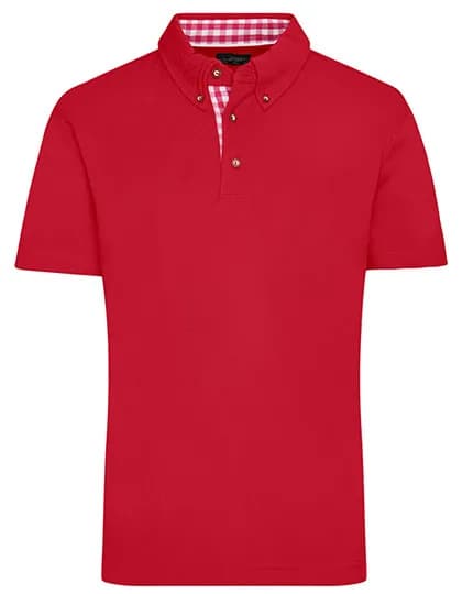 Men´s Traditional Polo - Red/Red/White